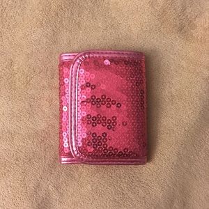 Hot Pink Sequin Wallet